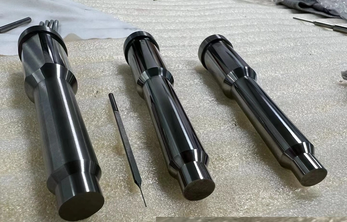 Precision-machined long titanium shafts