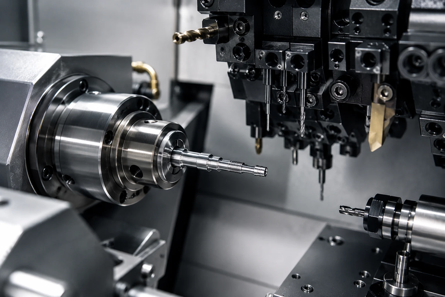 Swiss-type CNC turning of small 420 stainless steel medical instrument components