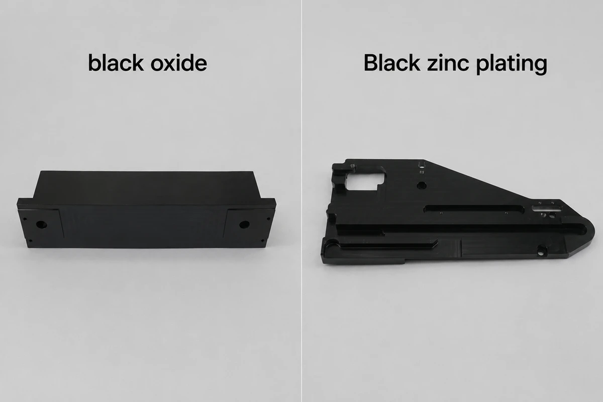 black oxide vs  Black zinc plating