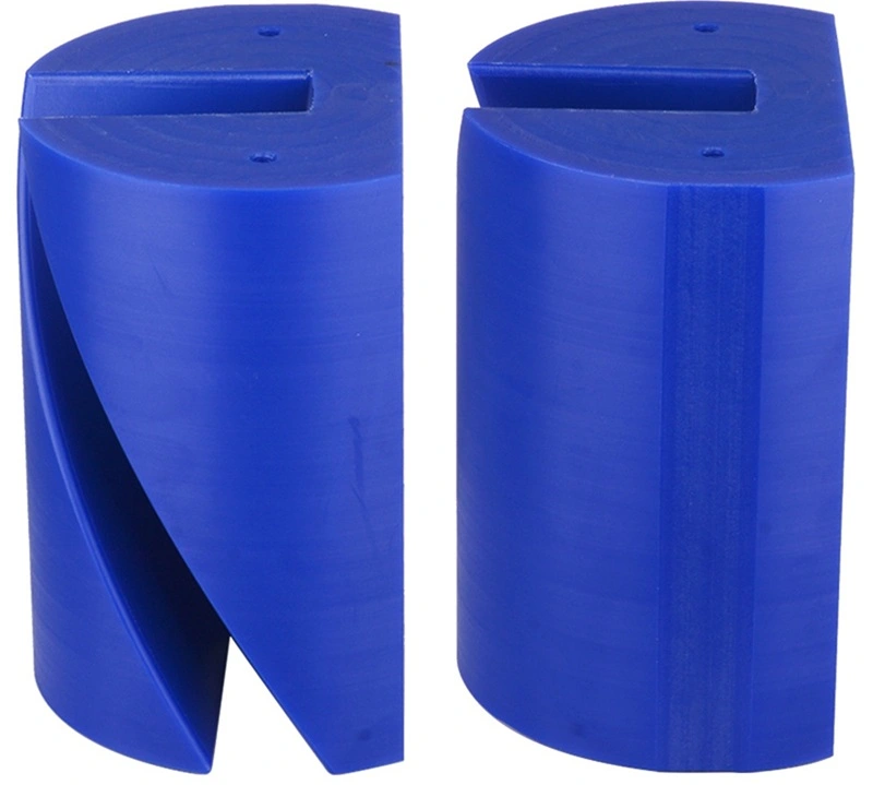 blue polymer components.