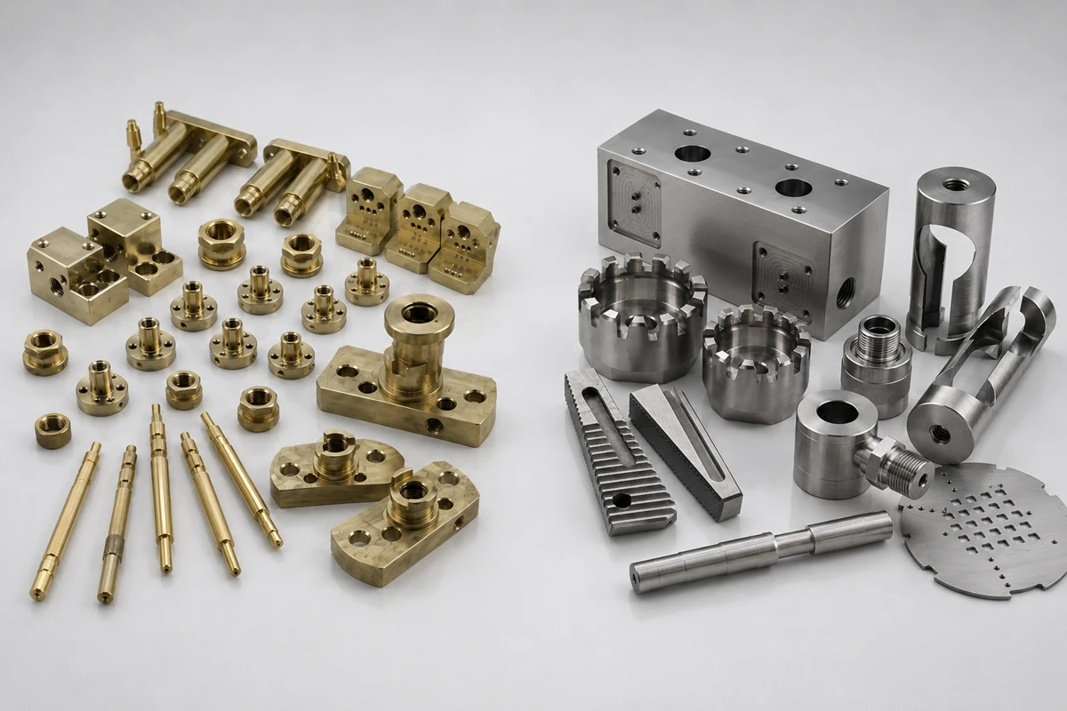 brass vs stainless steel machining