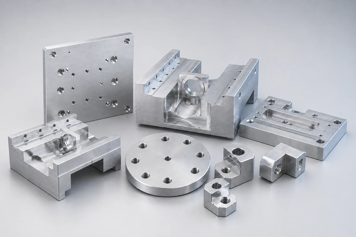 chem film cnc machined aluminum parts hero
