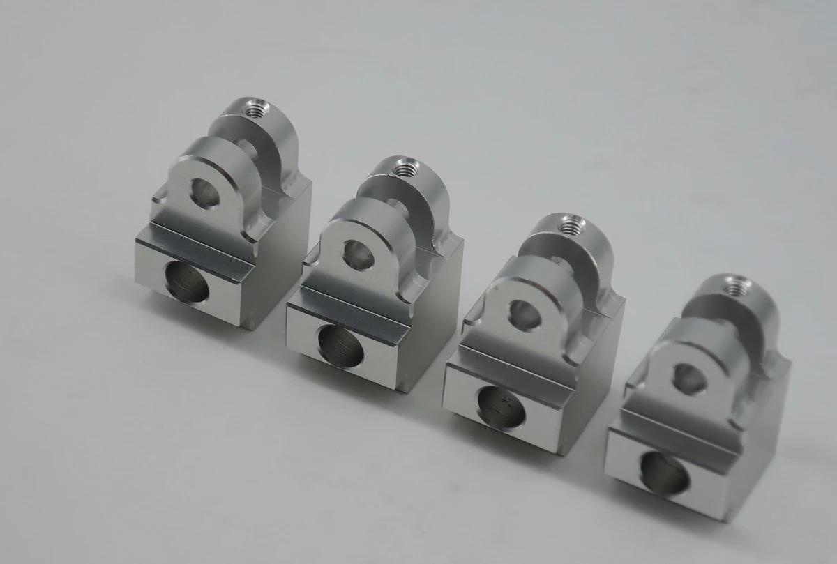 clear anodized 6061 pivot brackets batch