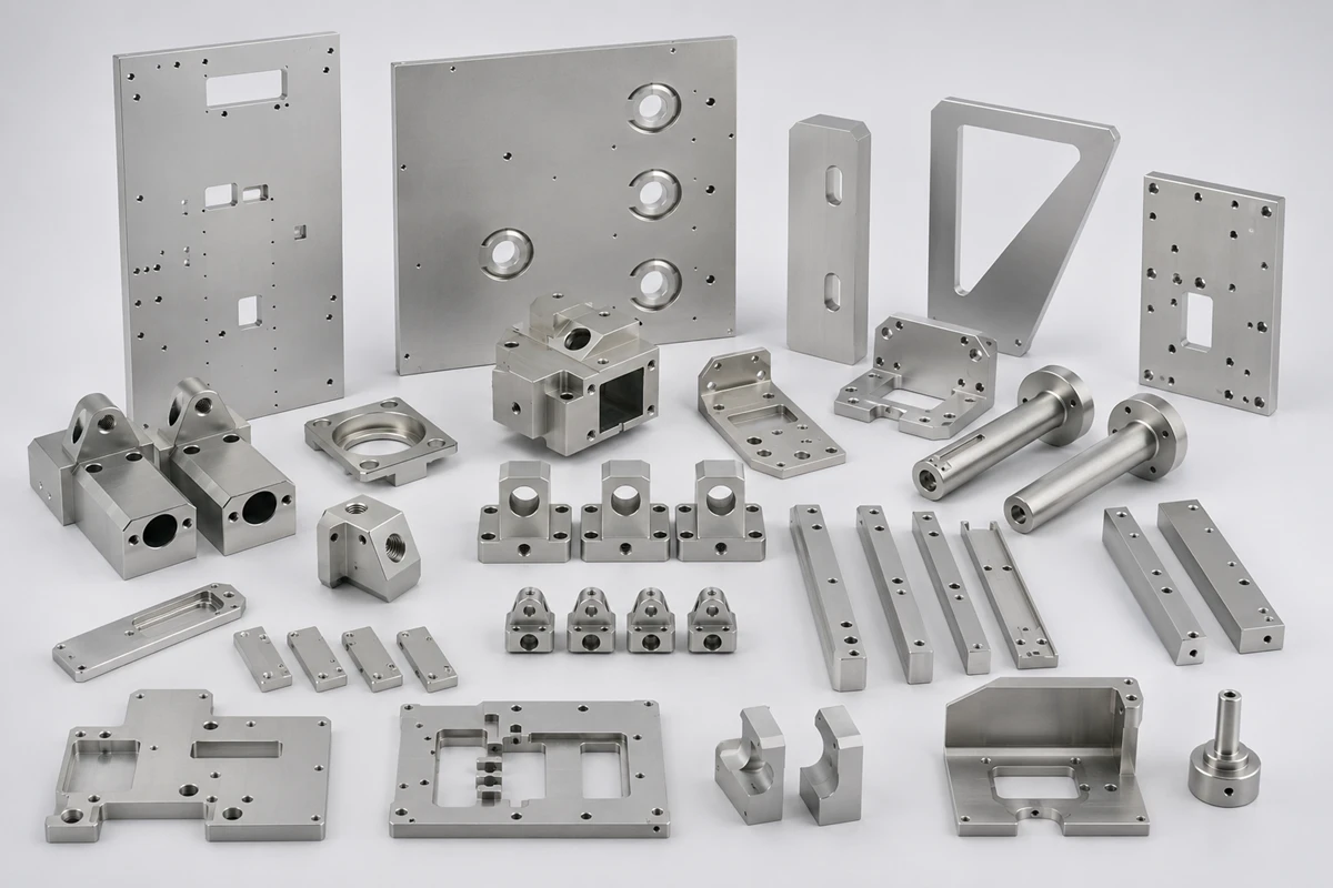 clear anodized machining parts hero