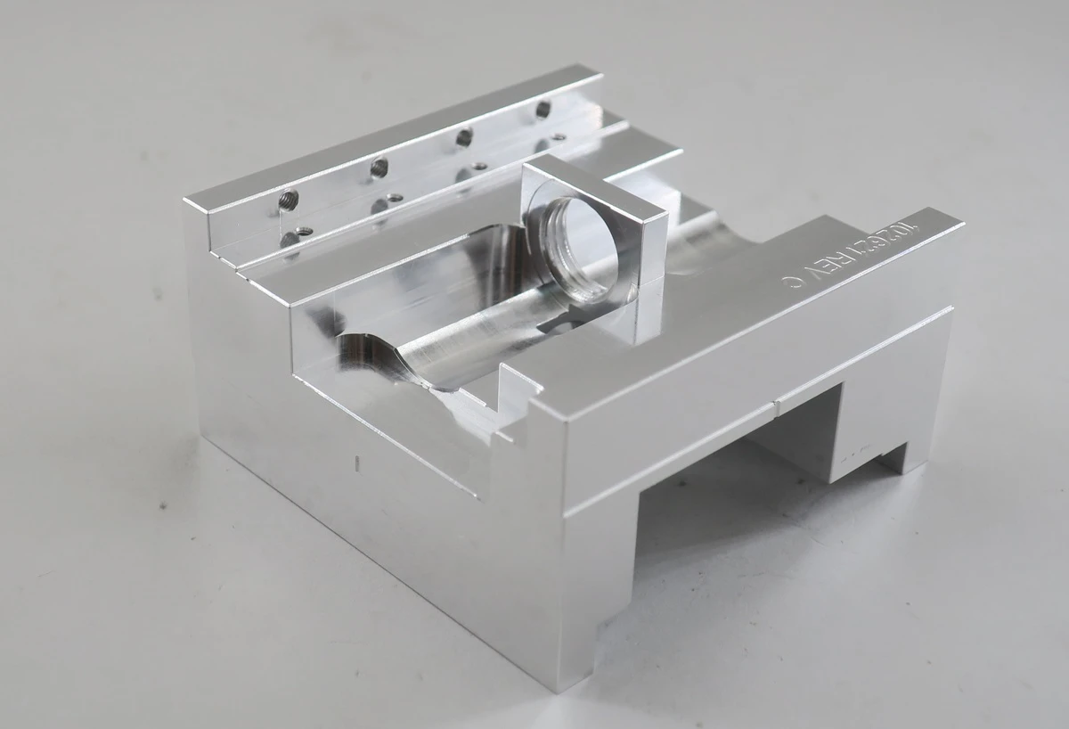 hex free clear chemfilm cnc machined 6061 bas