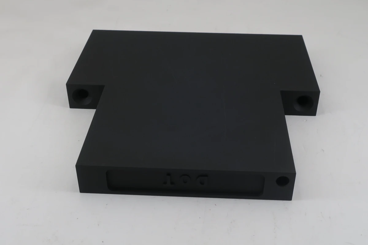 matte black anodized aluminum cnc part