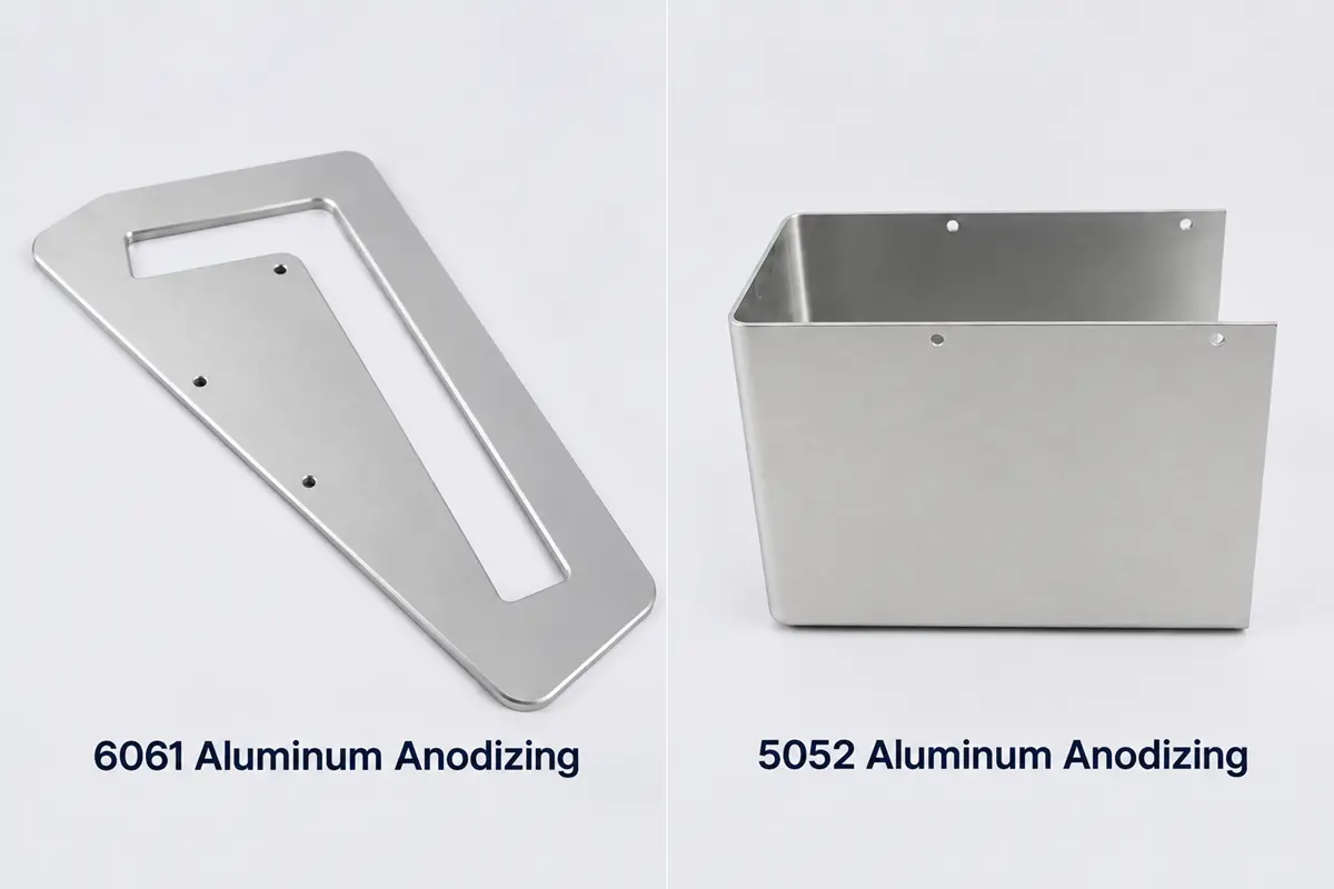 5052 vs 6061 aluminum sheet metal parts