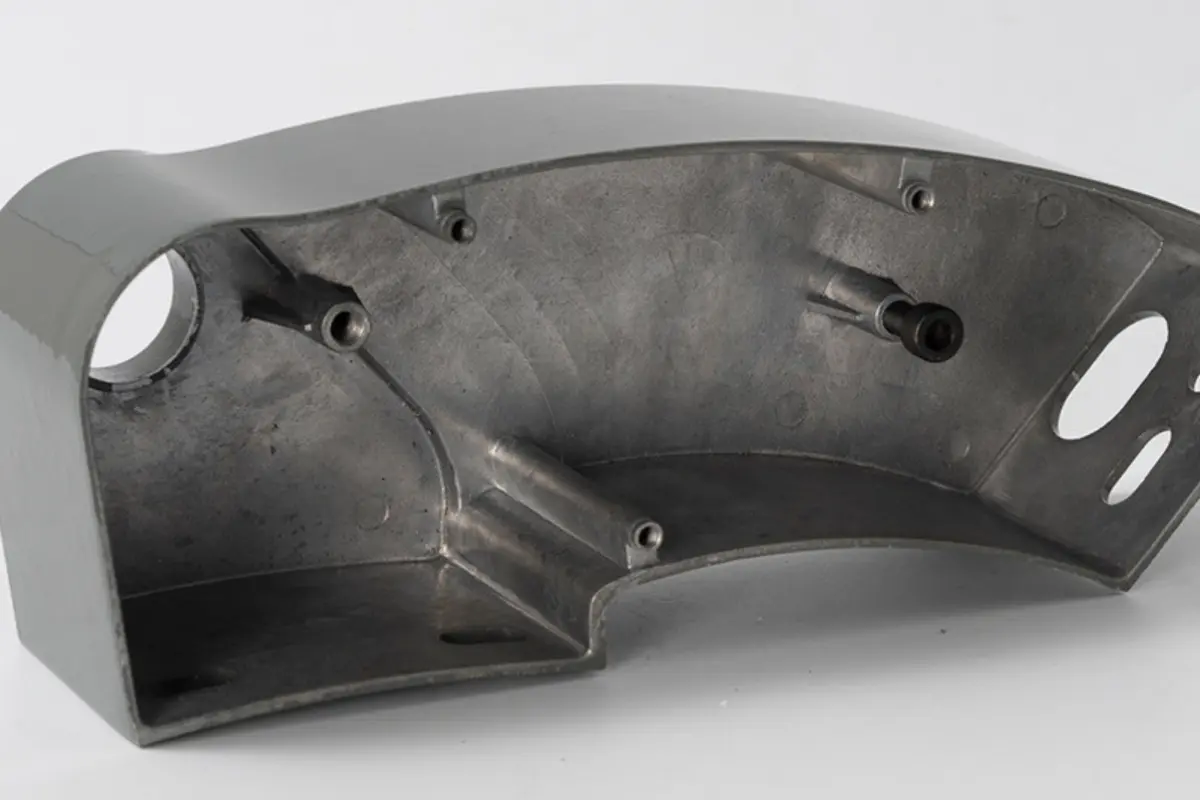 Complex die cast part geometry