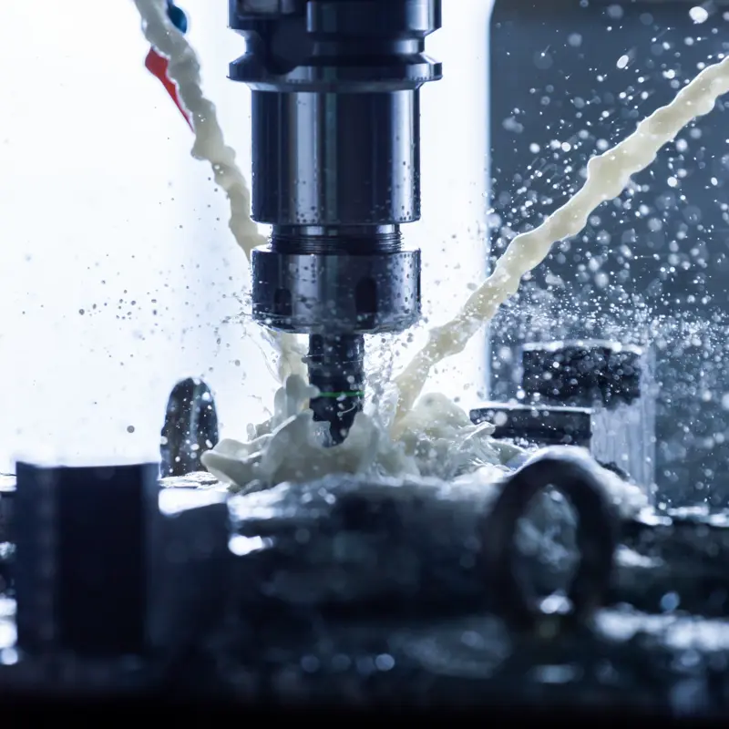 Coolant during CNC milling