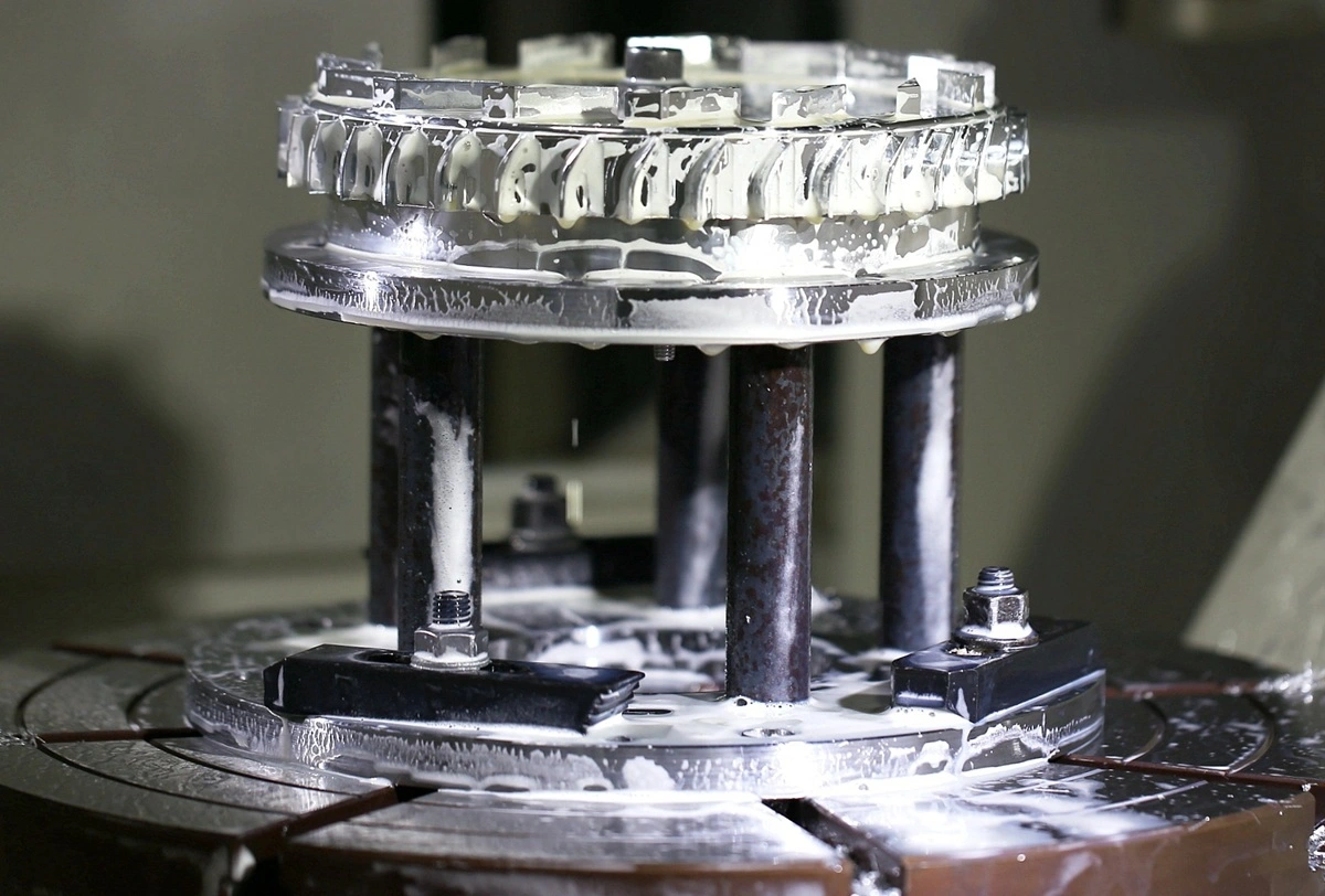 Custom CNC machining fixture and workholding setup