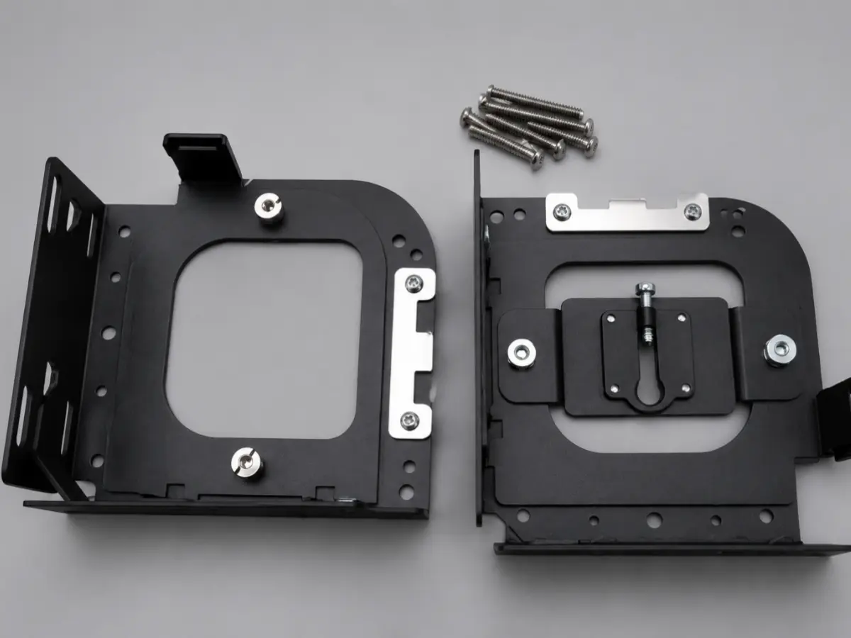 Custom aluminum enclosure brackets