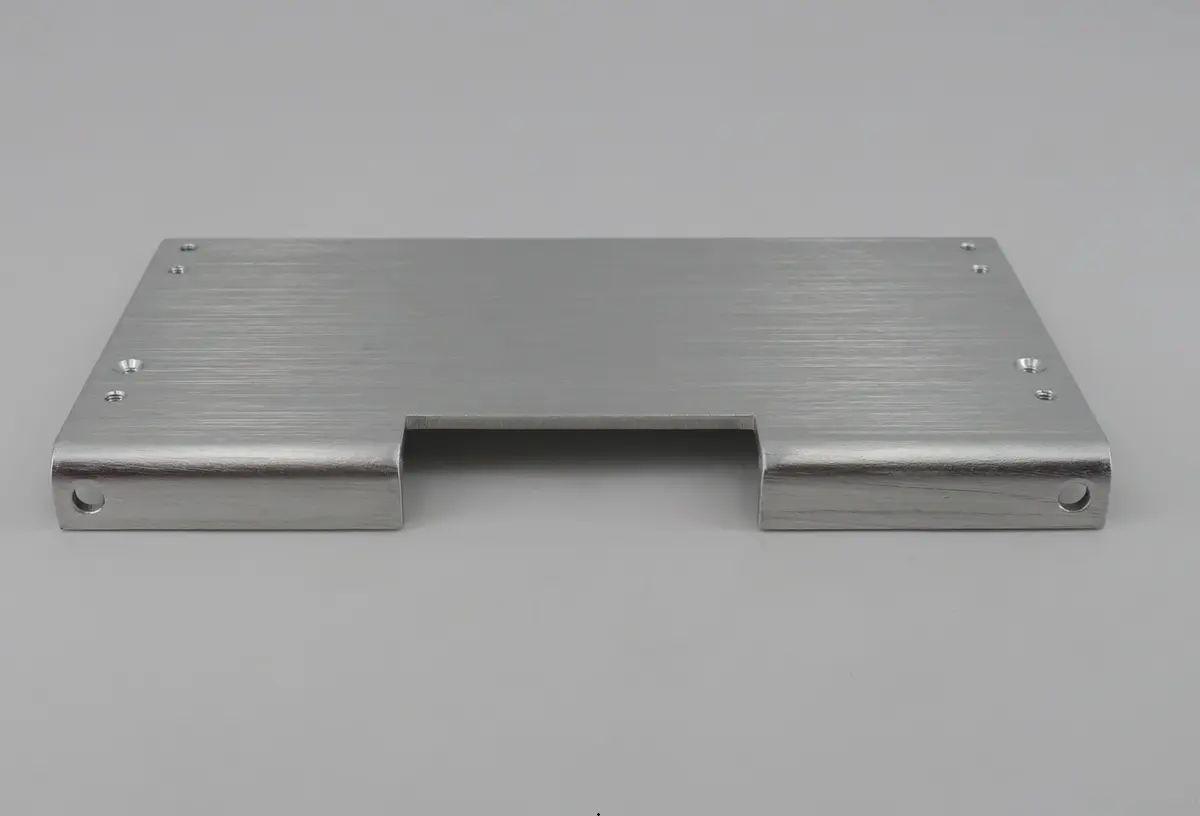 Custom bent sheet metal mounting bracket