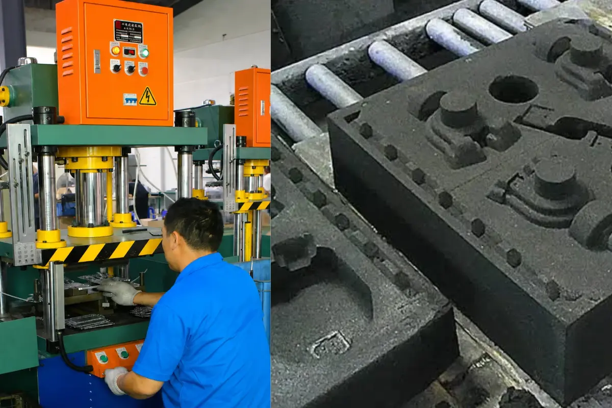 Die casting vs sand casting processes