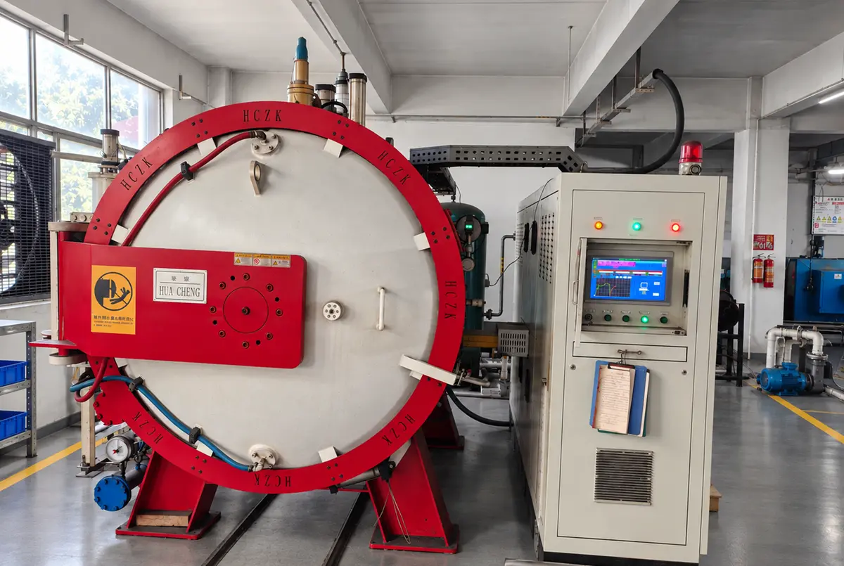 Industrial furnace for steel heat treatment