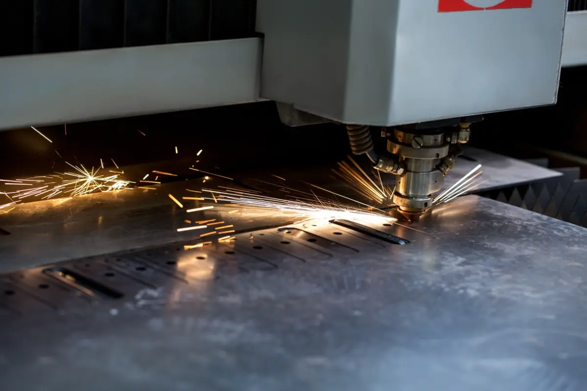 Laser cutting custom sheet metal
