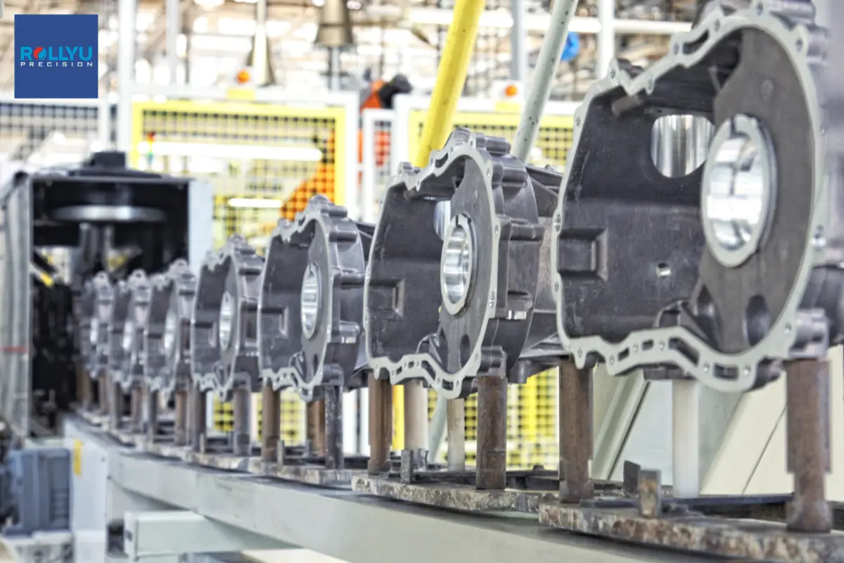 Post-machined die cast housings