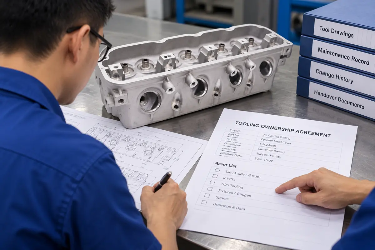 Reviewing die cast tooling ownership