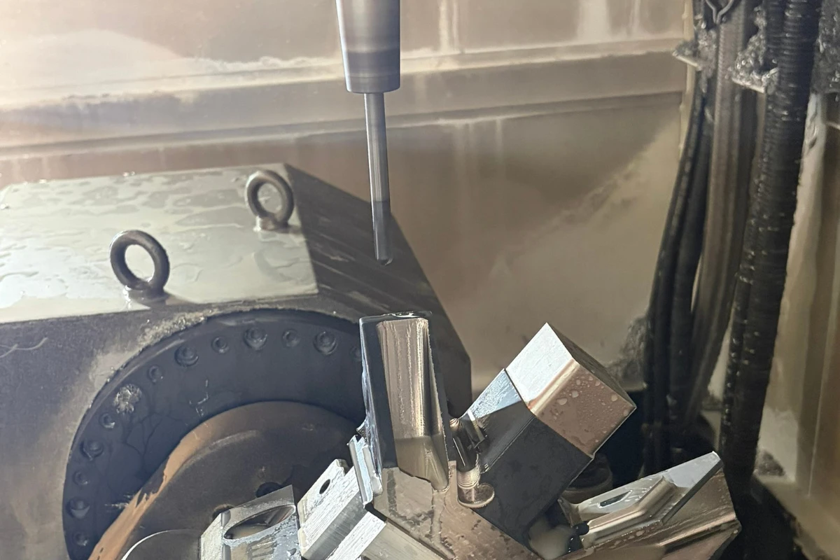 Soft machining steel parts before heat treatment