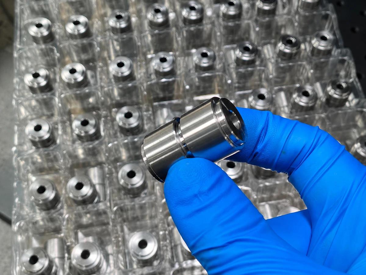 cnc turned 304 stainless biomedical equipment parts