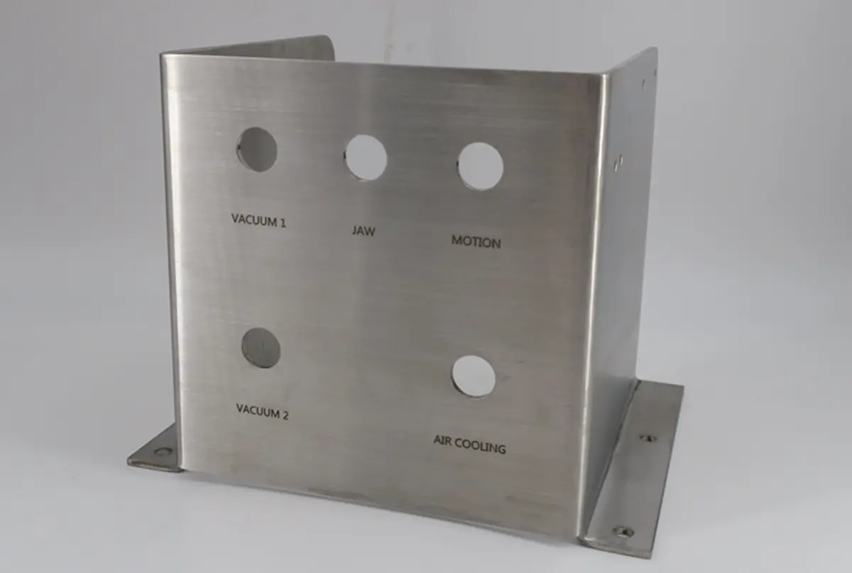 Custom stainless steel sheet metal enclosure