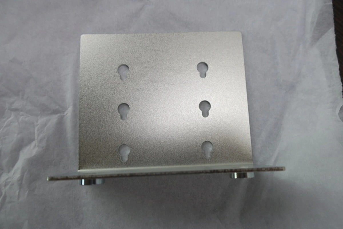 Formed aluminum sheet metal mounting bracket